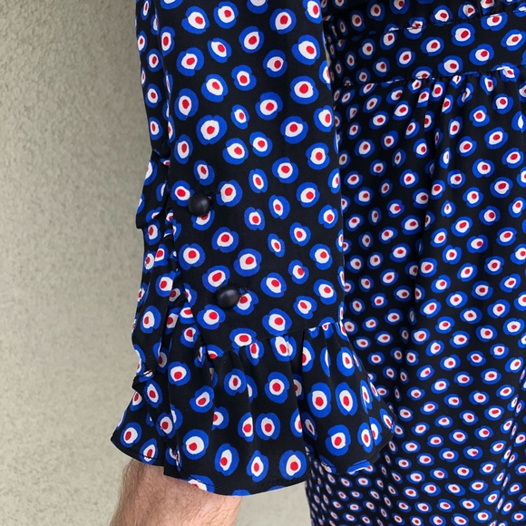 Yves Saint Laurent S/S 1983 vintage silk wrap dress - Picture 4 of 9